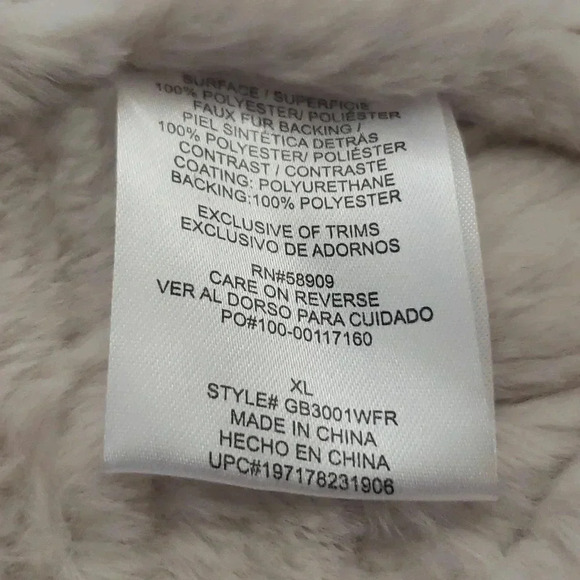 Sporty XL Preppy Cozy Sharpa Vegan Warm Snow Adventure Chore Barn Coat - Picture 6 of 15